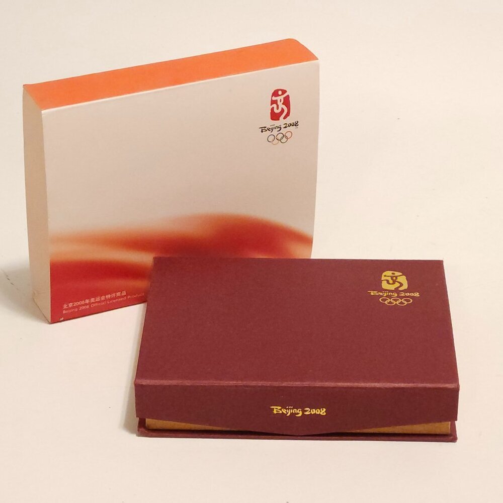 2008 Beijing Olympics Commemorative .925 pure Silver Card Framed Forbidden City